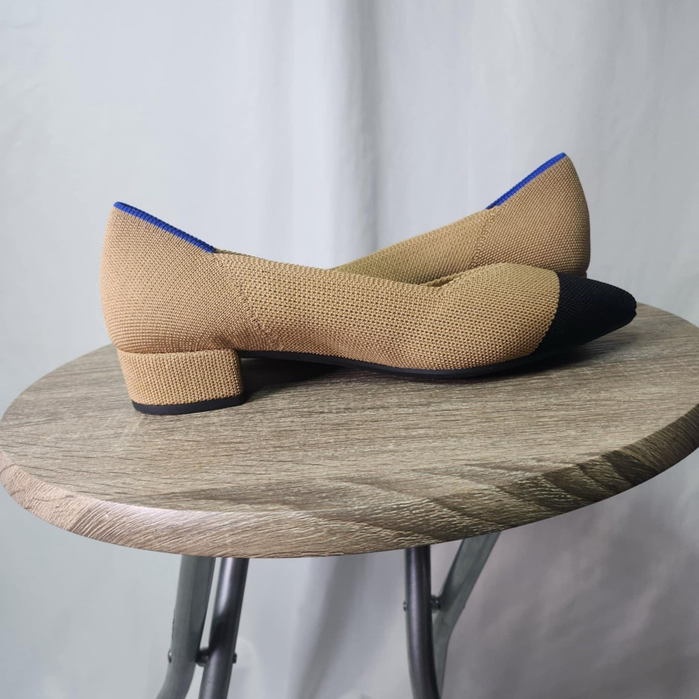 Rothy’s Women’s The High Point In Love Insole I’m Wren Captoe Shoes 8.5 Preppy - Picture 6 of 12